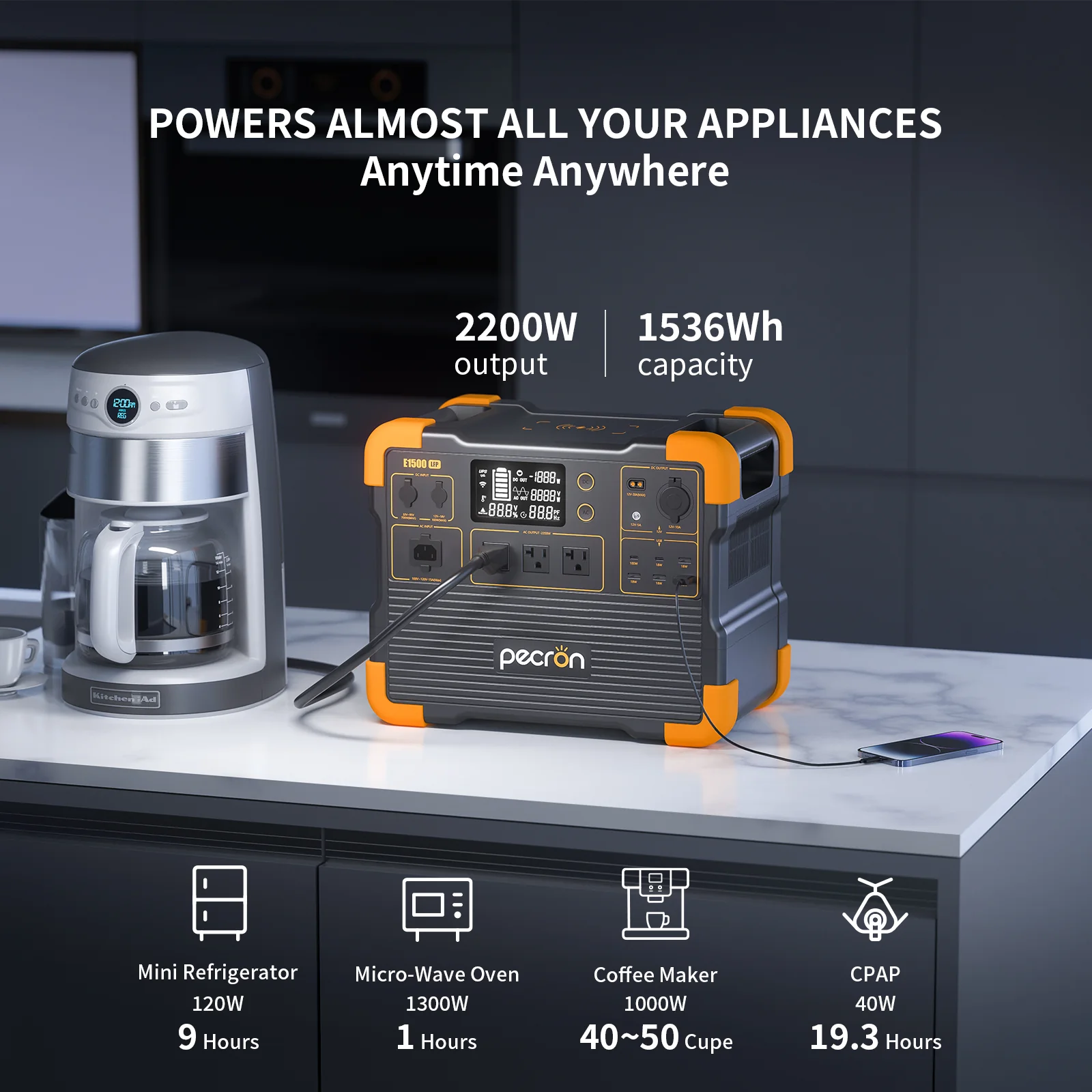 PECRON E1500LFP Solar Generator Kit - Image 6