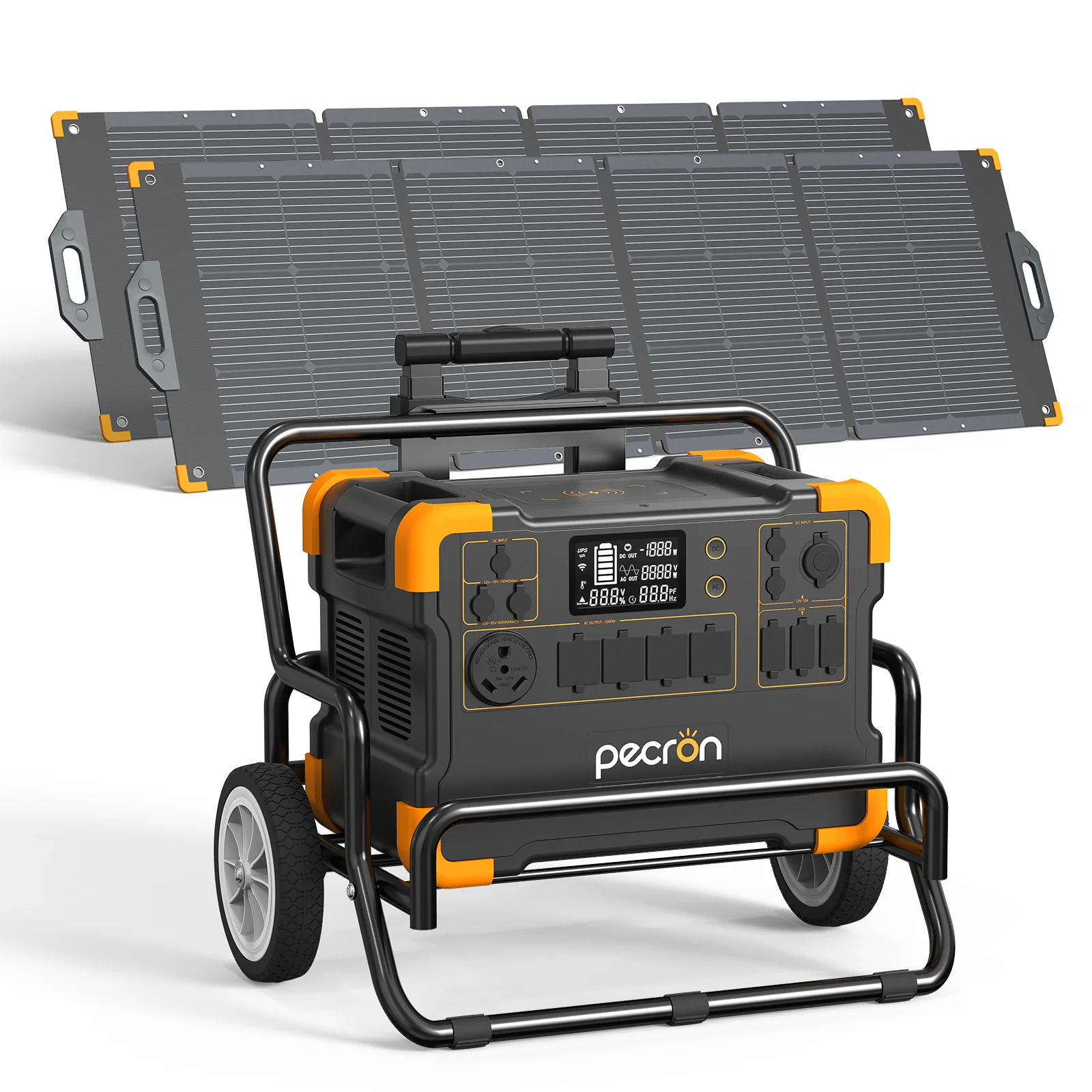 PECRON E2000LFP Expandable Solar Generator System Kit - Image 16