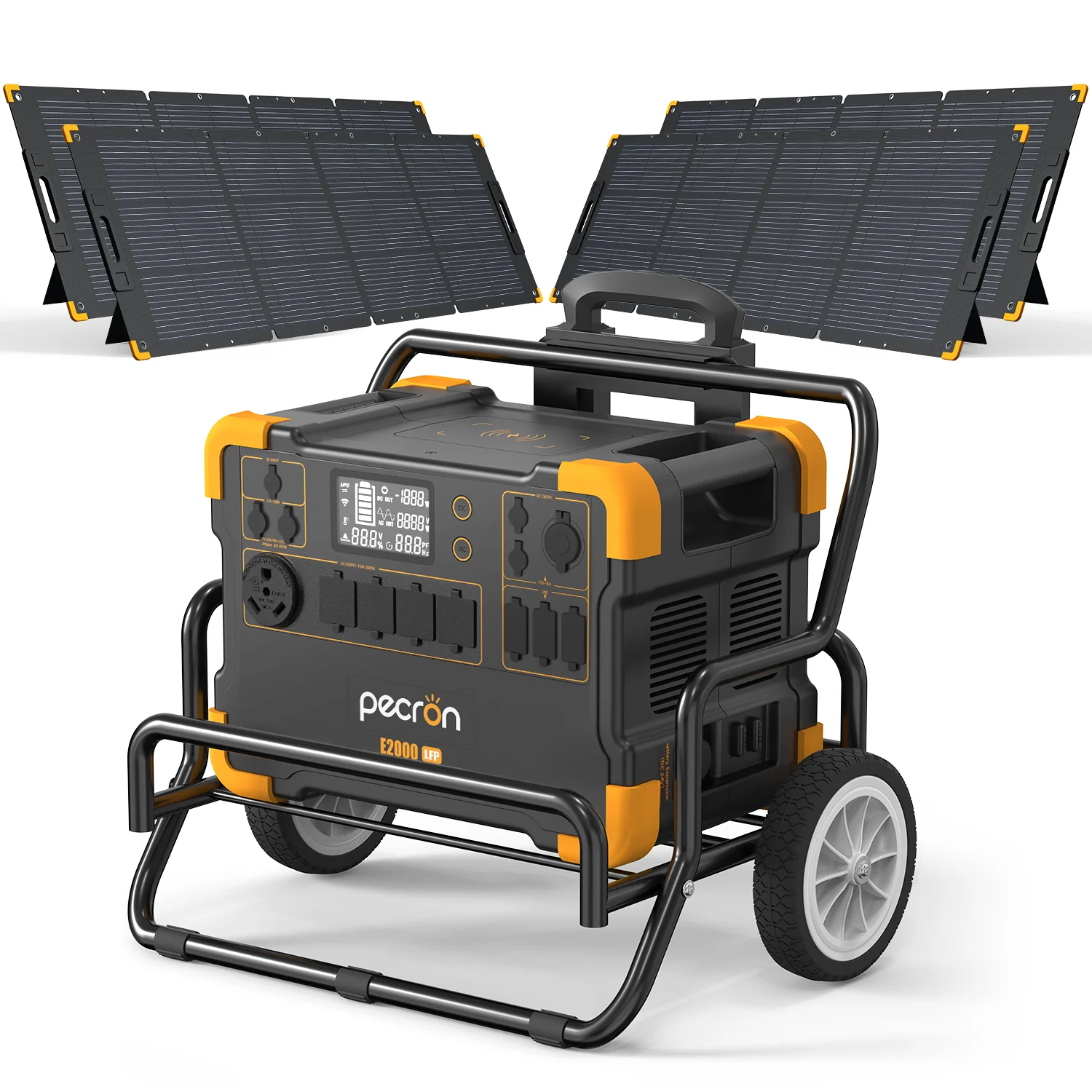 PECRON E2000LFP Expandable Solar Generator System Kit - Image 6