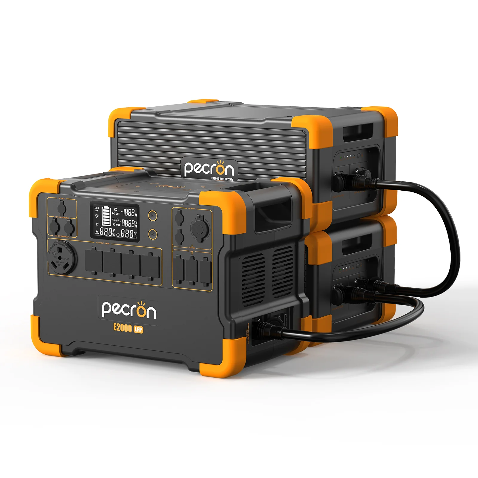 PECRON E2000LFP Expandable Portable Power Station 2000W 1920Wh - Image 3