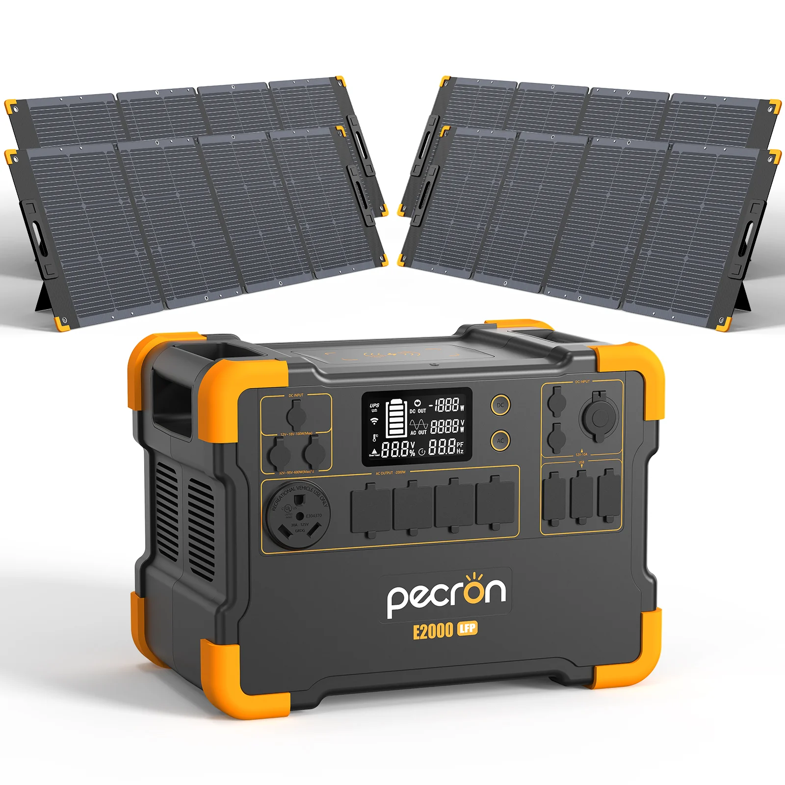 PECRON E2000LFP Expandable Portable Power Station 2000W 1920Wh - Image 7