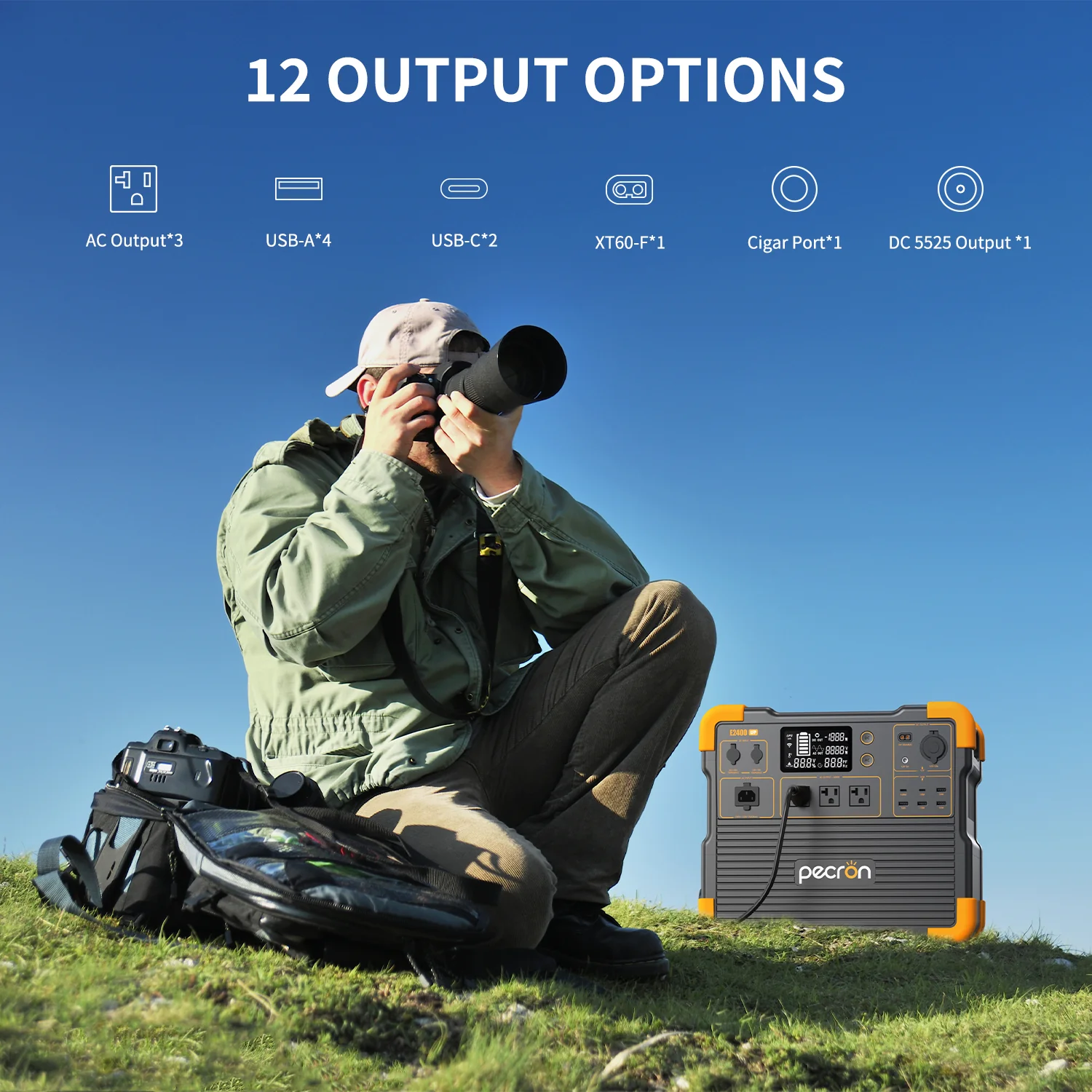 PECRON E2400LFP Solar Generator Kit - Image 8