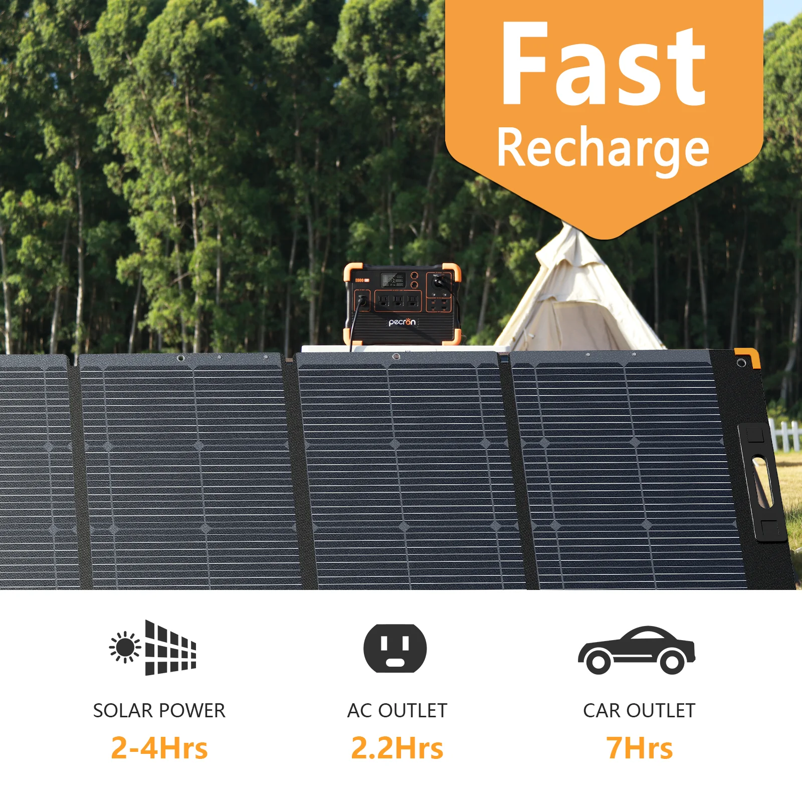 PECRON E600LFP Solar Generator System kit - Image 3
