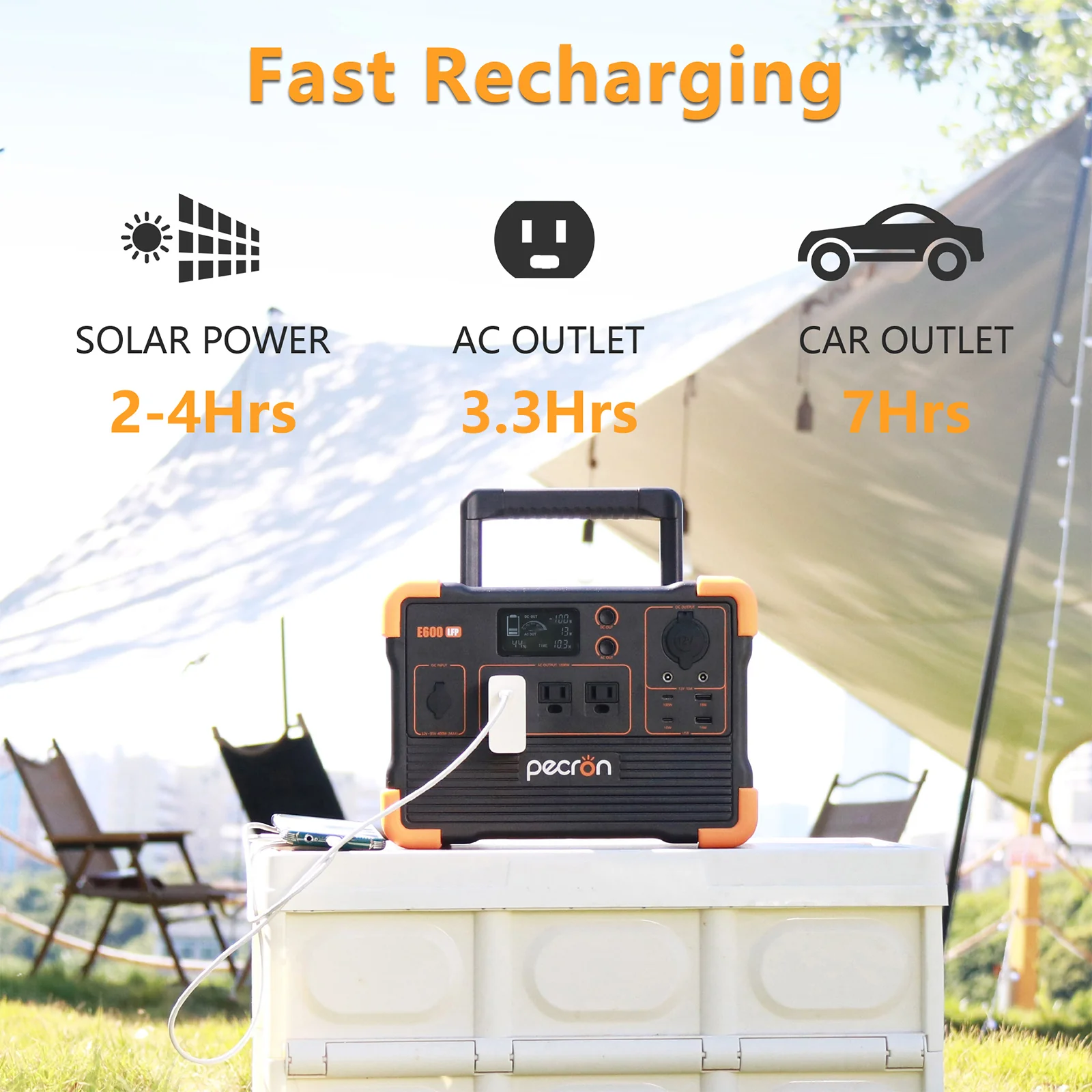 PECRON E600LFP Solar Generator System kit - Image 8