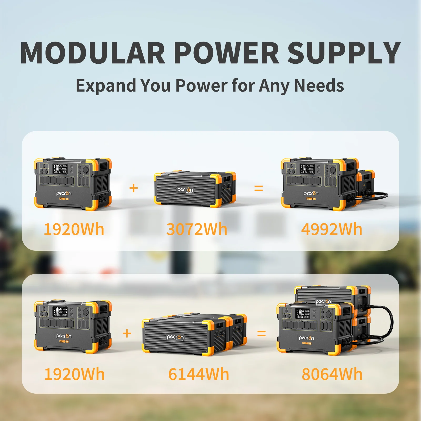 PECRON EB3000-24V  Expansion Battery 3072Wh for E2000LFP ONLY - Image 3